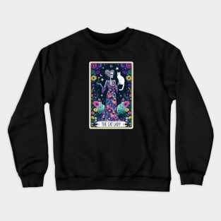 The Cat Lady Tarot Card Crewneck Sweatshirt